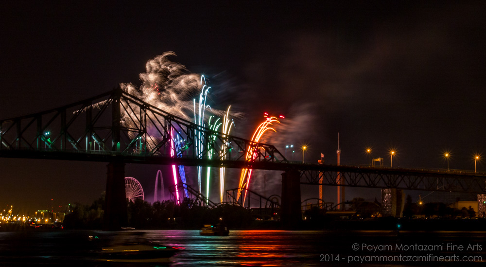 Montreal International Fireworks Competition 2014 Pictures Payam "Pi