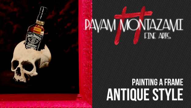 How to give a frame an antique look